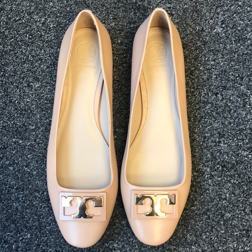 Tory Burch Nude Flats